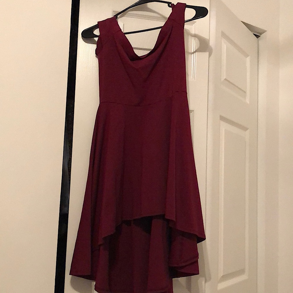 Maroon Homecoming dress